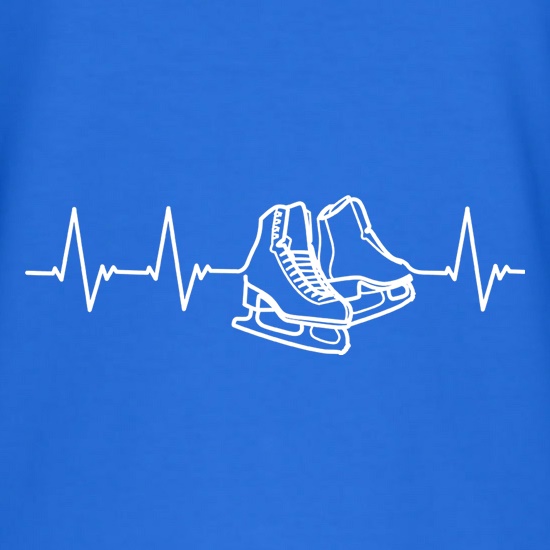 Ice Skating Heartbeat t shirt